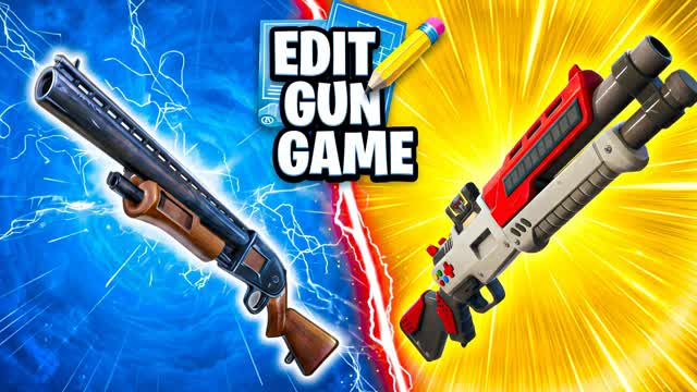 EDIT GUN GAME ✏️ — Fortnite Creative map