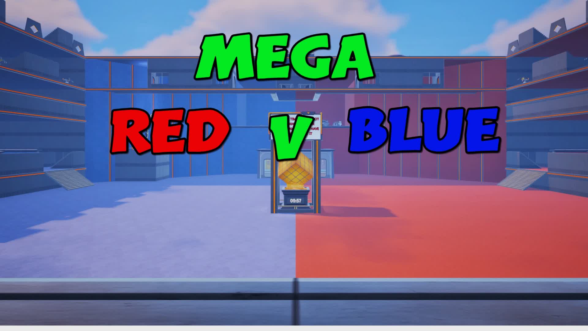 MEGA RED V BLUE — Fortnite Creative map