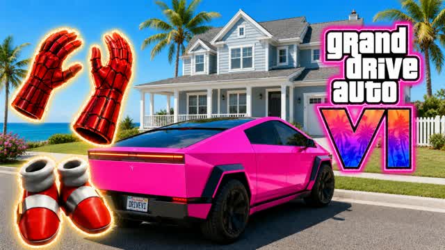 GDA VI ][][]^GRAND DRIVE AUTO VI [][]!!! — Fortnite Creative map