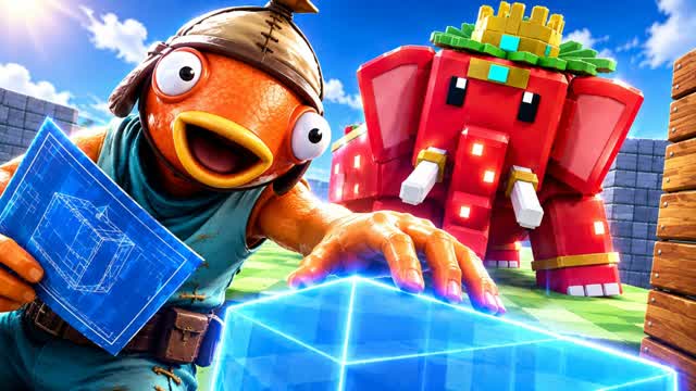 Build A Base und Steal Brainrots — Fortnite Creative map cover art