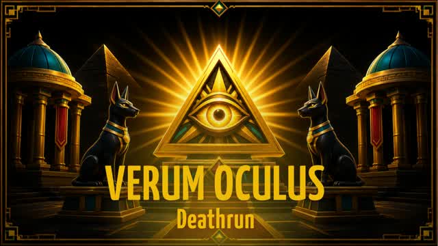 VERUM OCULUS-Deathrun Mystique — Fortnite Creative map cover art