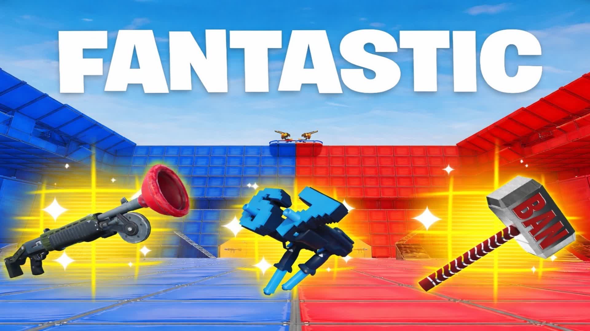 FASHION RED VS BLUE 🔴🔵 FASHION SHOW — Fortnite Creative map