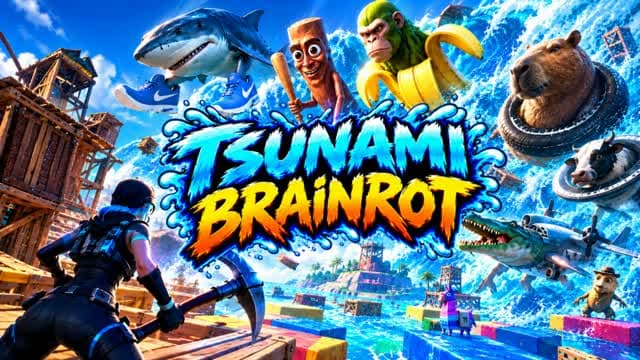 ESCAPE TSUNAMI THE BRAINROTS — Fortnite Creative map
