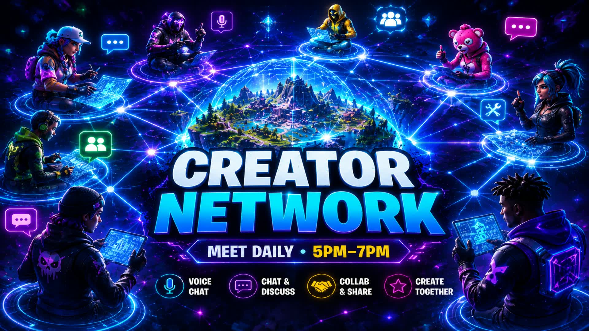 Meeting Between Map Creators 5-7 p.m RDV — Fortnite Creative map