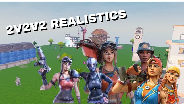 2v2v2 Realistics — Fortnite Creative map cover art