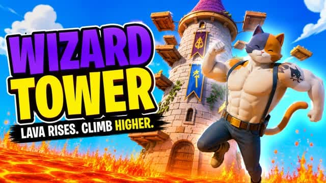 Wizard Tower Lava Escape — Fortnite Creative map