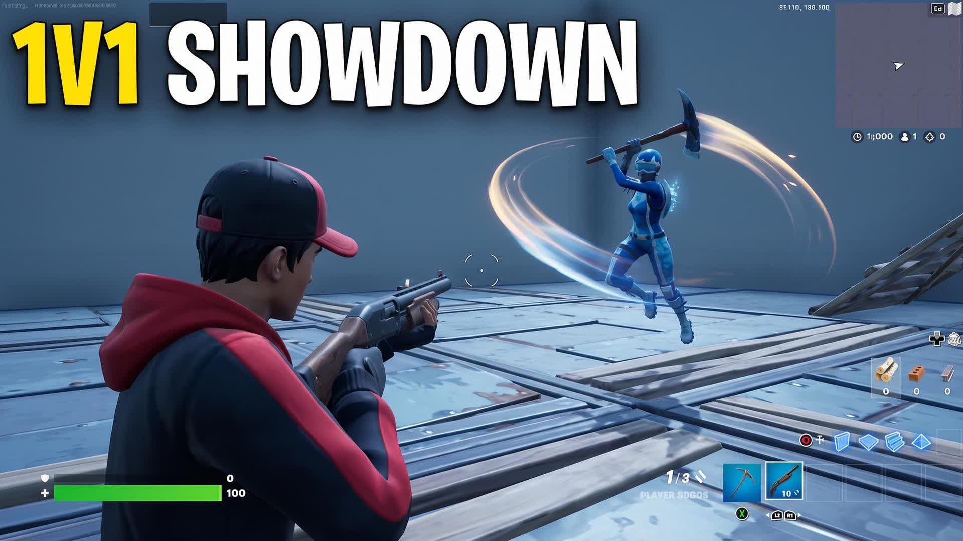 Crazy 1v1 — Fortnite Creative map
