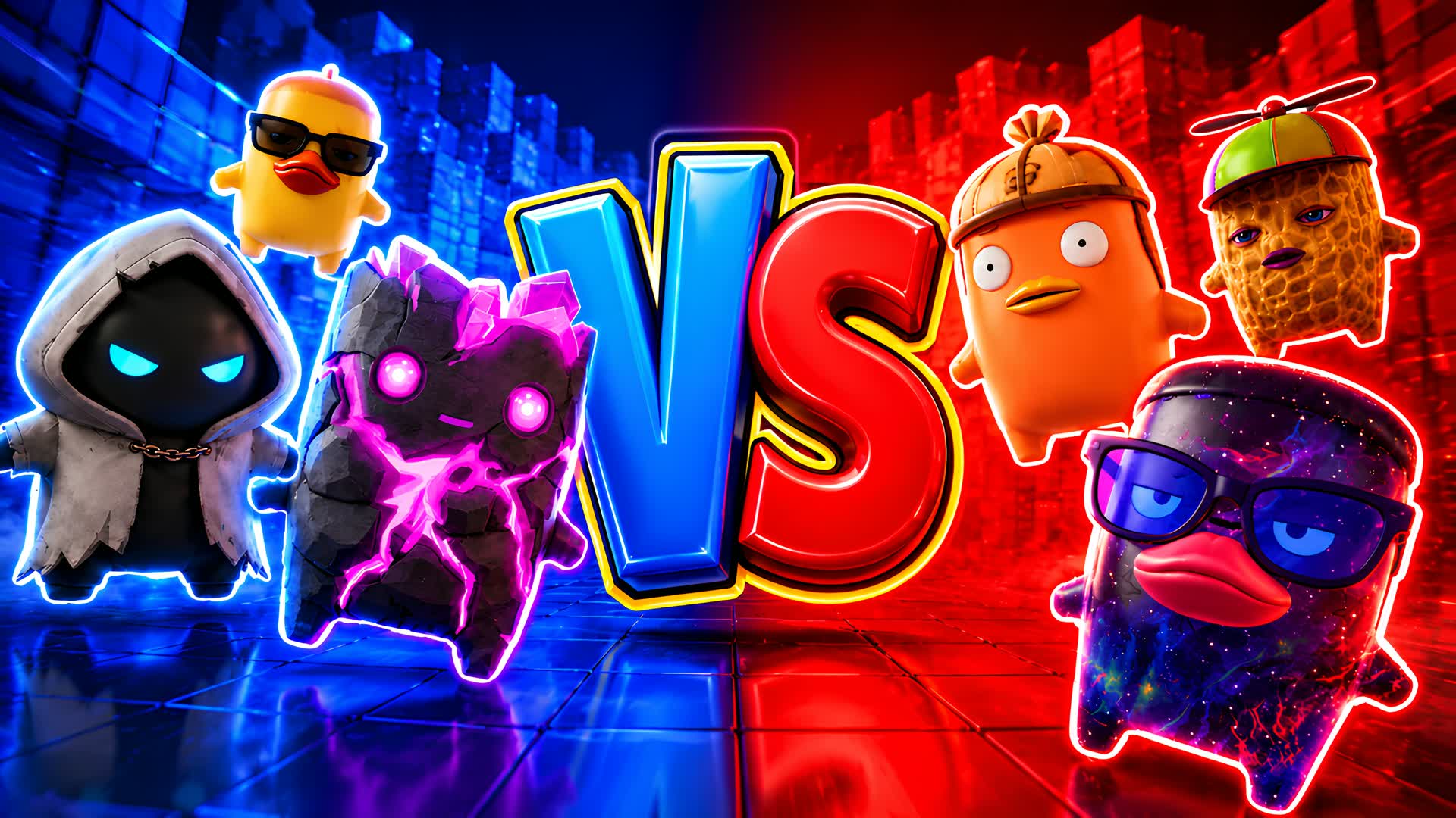 PLAYTHING RED VS BLUE 🔴🔵 — Fortnite Creative map