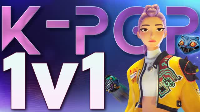 K-POP 1v1 Box Fight — Fortnite Creative map cover art