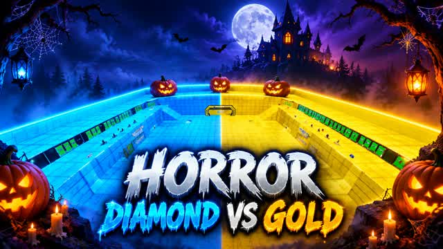 HORROR DIAMOND VS GOLD — Fortnite Creative map cover art