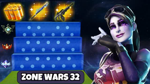 ZONE WARS 32 — Fortnite Creative map cover art