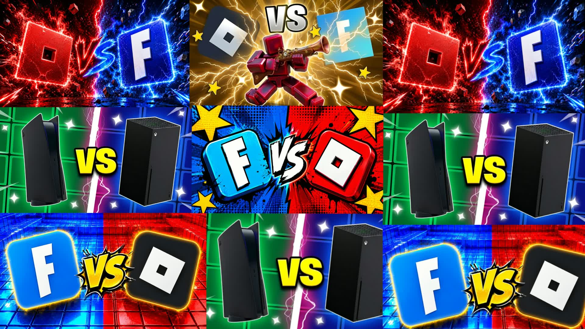💥MIX RED VS BLUE💥 — Fortnite Creative map
