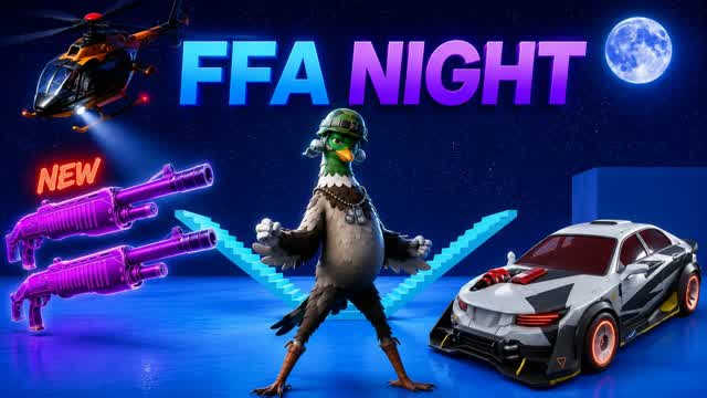 FFA NIGHT (12 joueurs) 🌠🔫 — Fortnite Creative map