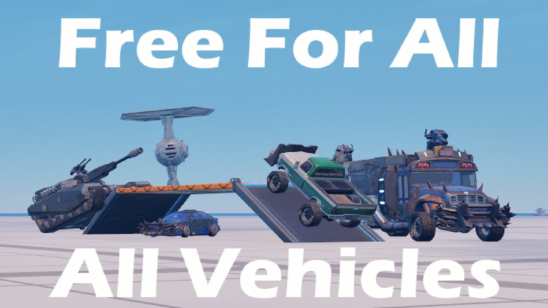 Free for all Vehicles — Fortnite Creative map