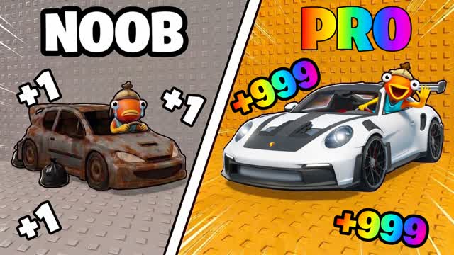 +1 CAR EVOLUTION — Fortnite Creative map