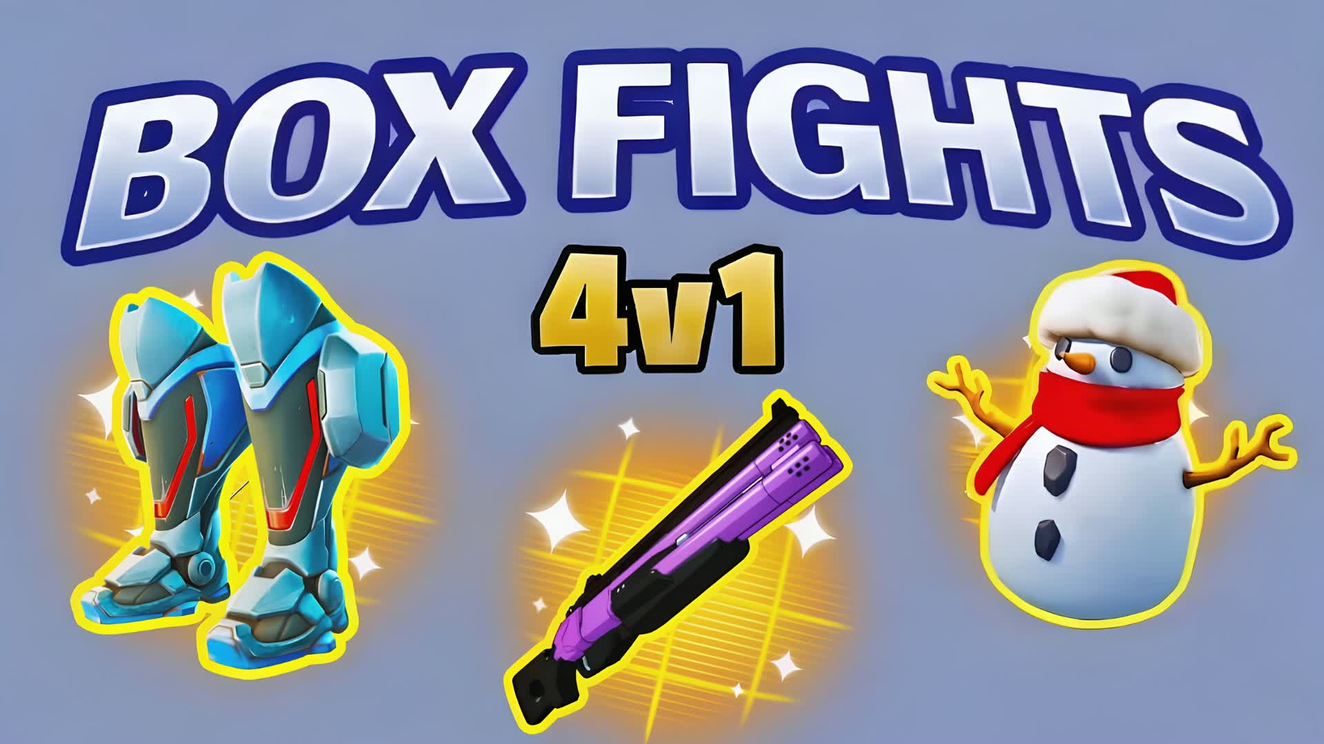 BOX FIGHTS 4V1 [1V4] — Fortnite Creative map