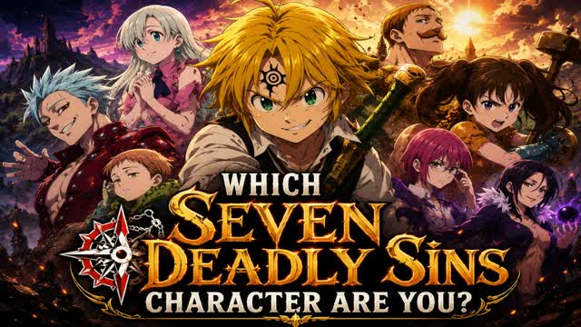 WHICH SEVEN DEADLY SINS CHARACTE ARE YOU — Fortnite Creative map cover art