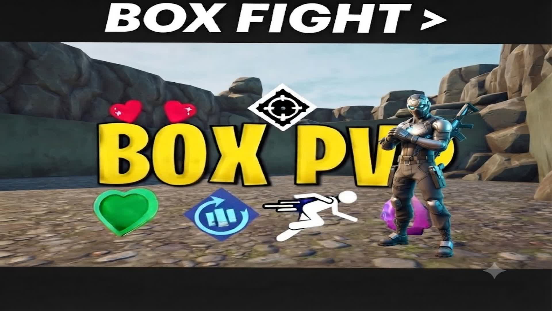 🎲 Chaos Grid | بوكس فايت مميزات عشوائية — Fortnite Creative map