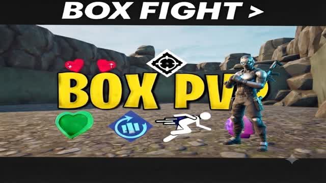 🎲 Chaos Grid | بوكس فايت مميزات عشوائية — Fortnite Creative map cover art