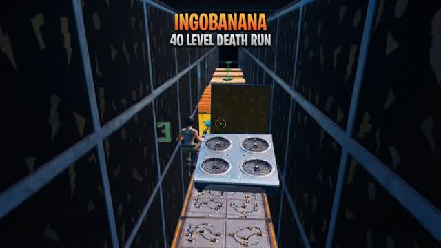 40 Level Medium Deathrun — Fortnite Creative map