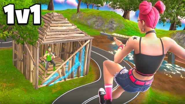 1v1 PRO REALISTICS 👥 [SPEED] — Fortnite Creative map cover art