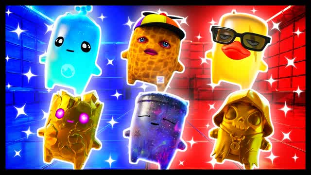 FIRENOTE RED VS BLUE 🔴🔵 — Fortnite Creative map cover art