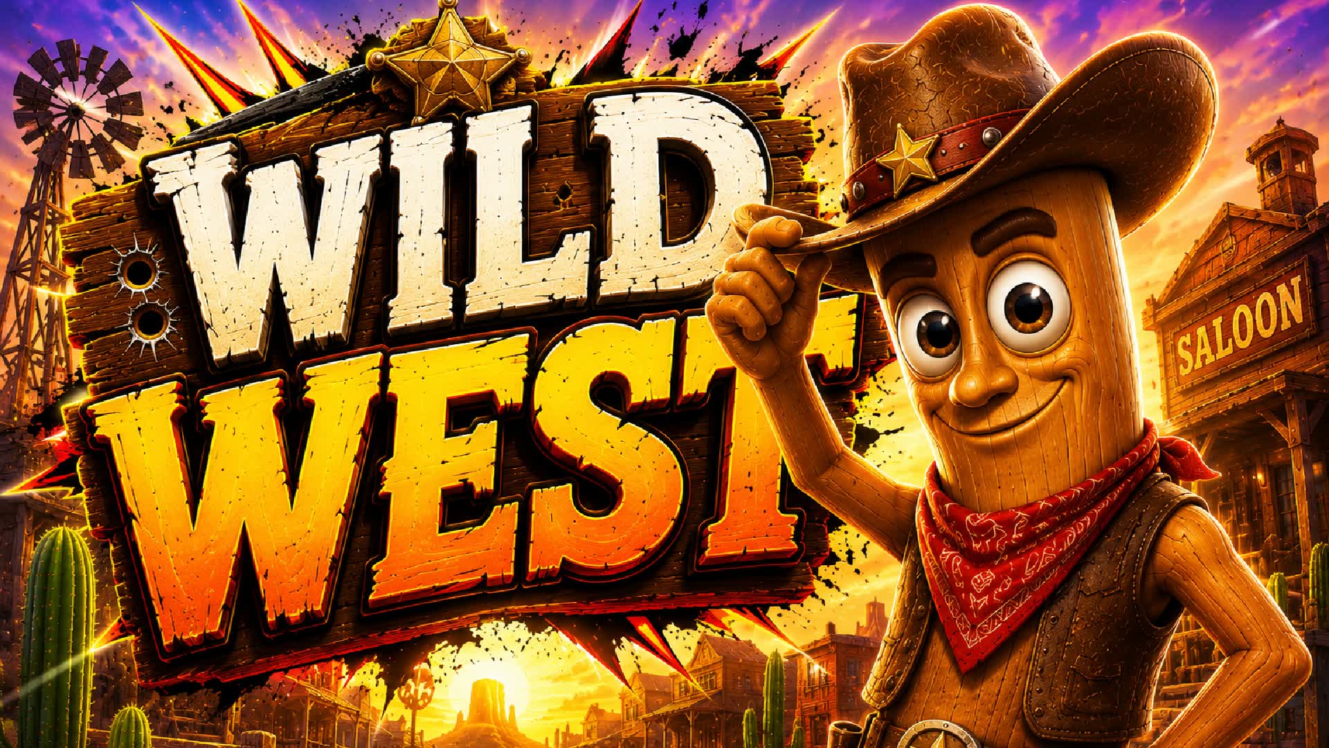 🤠 Wild West Gun Game — Fortnite Creative map