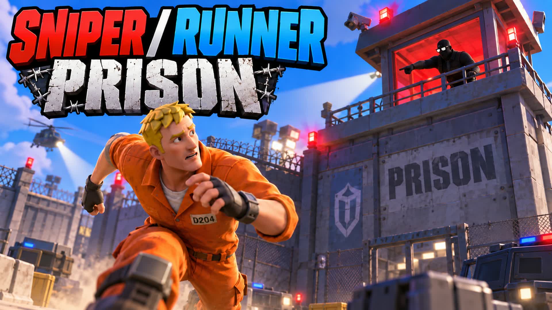 Sniper/Runner (Prison) — Fortnite Creative map