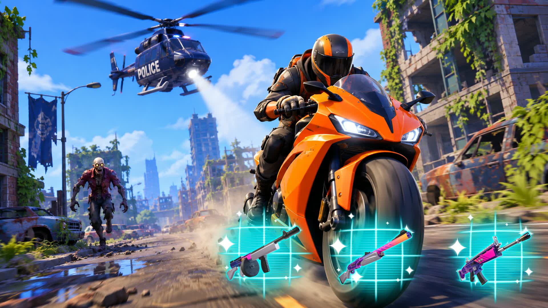 REAL DRIVING - CITY FUN — Fortnite Creative map