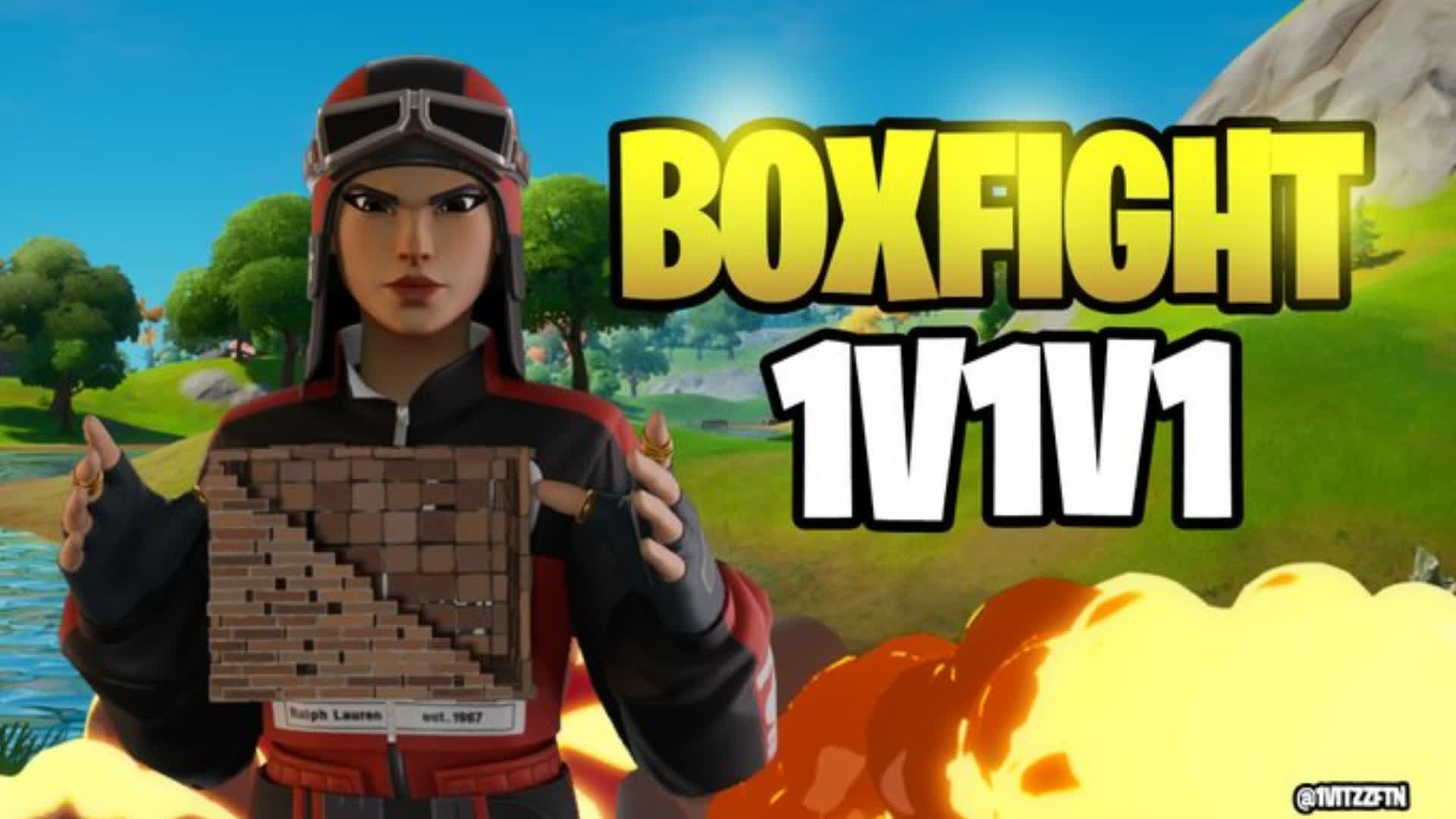 The Box Fight 1V1V1 — Fortnite Creative map