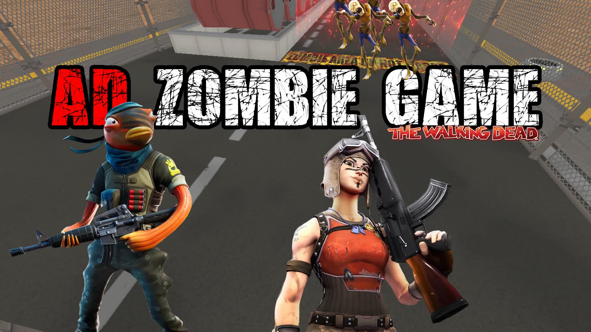 AD ZOMBIE GAME — Fortnite Creative map