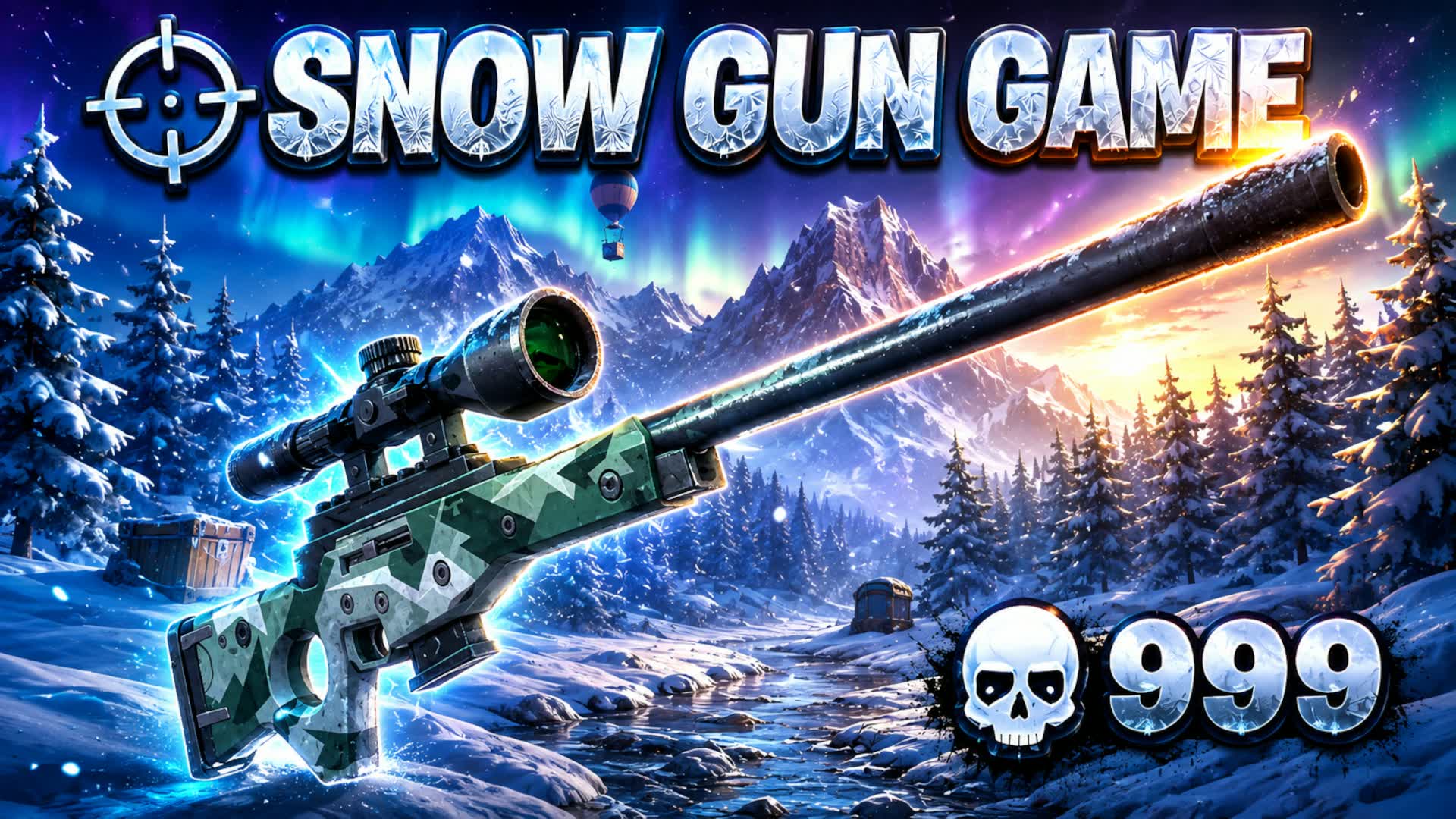 SNOW❄️❄️ONE SHOY🎯  GUN GAME 🔫 — Fortnite Creative map