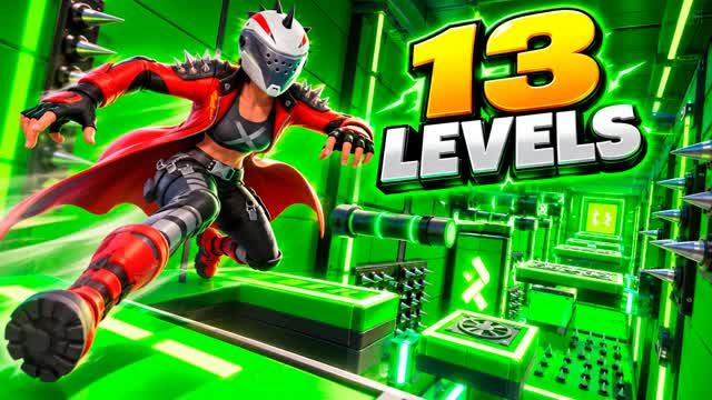 TRASH 13 LEVELS DEATHRUN — Fortnite Creative map