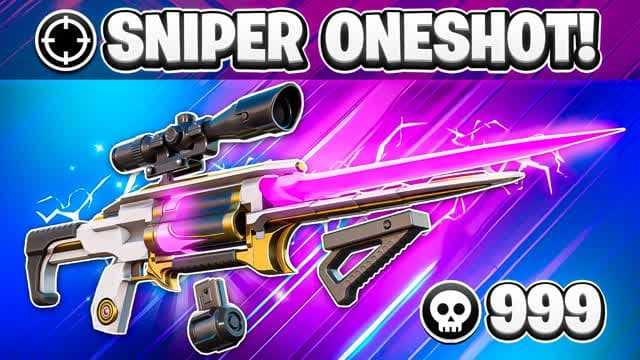 🎯 SNIPER ONE SHOT - FFA ARENA — Fortnite Creative map cover art