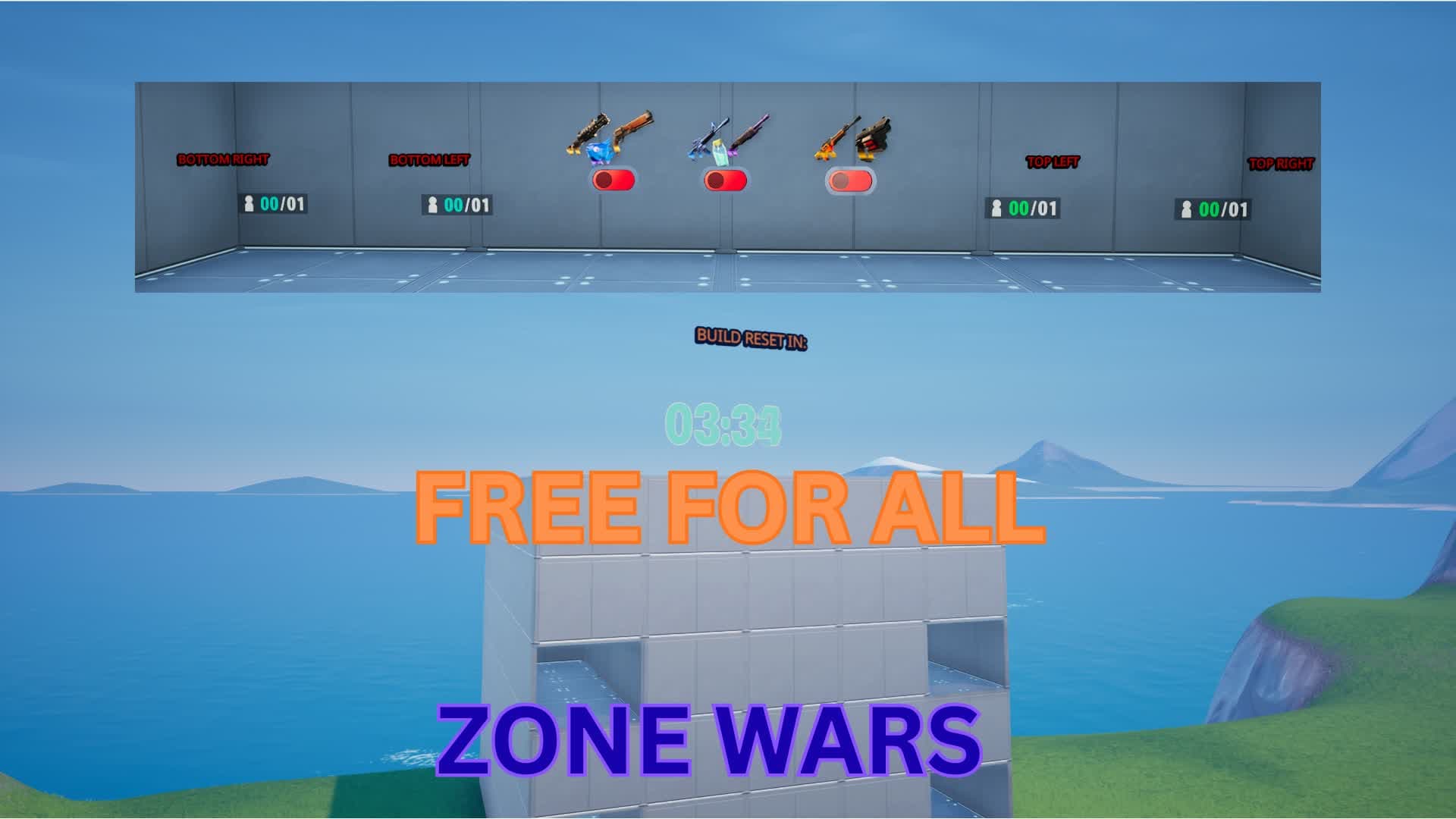 FREE FOR ALL ZONE WARS — Fortnite Creative map