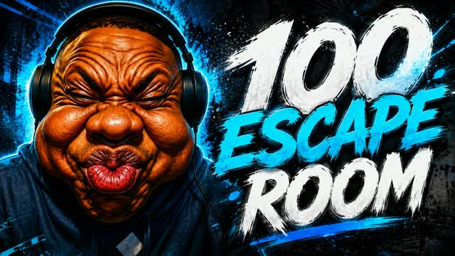 100 Crazy Escape Room — Fortnite Creative map