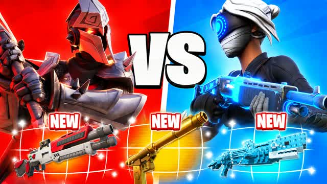 RVB VS BRAINROTS🔴🔵 — Fortnite Creative map cover art