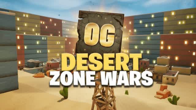 DESERT ZONE WARS OG 🌵 — Fortnite Creative map cover art