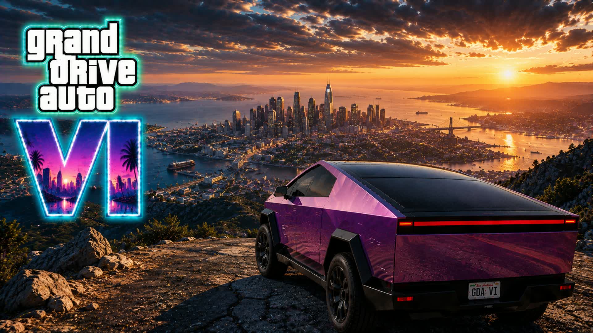 GDA 6 VI GRND DRIVE AUTO VI FLORDA DRIFT — Fortnite Creative map