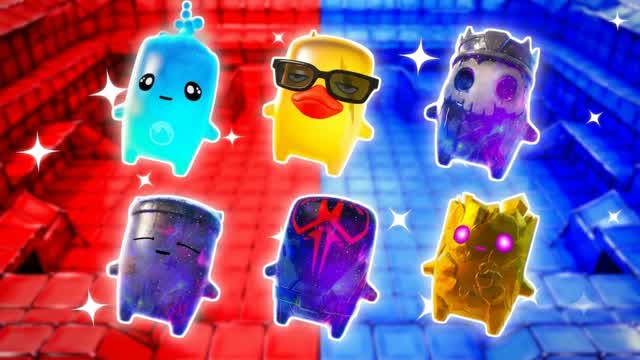 RED VS BLUE VINNI — Fortnite Creative map cover art
