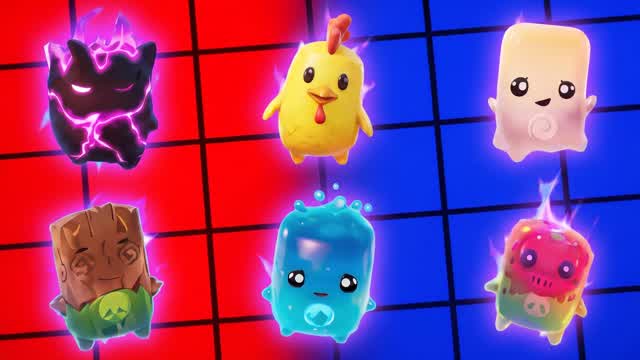 RED VS BLUE🔴🔵ALL NUKES — Fortnite Creative map