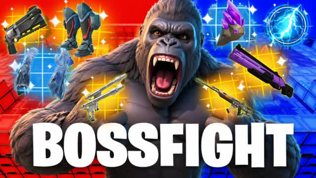 RED VS BLUE STAR WARS KONG BOSSFIGHT — Fortnite Creative map cover art