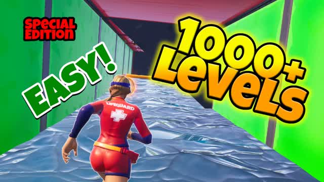 1000 Level Default Parkour⭐ — Fortnite Creative map cover art