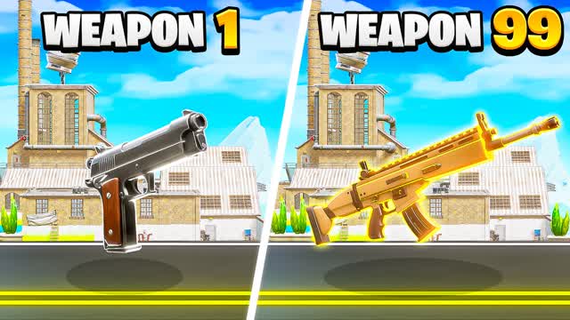 SCARY FACTORY GUN GAME 👻 — Fortnite Creative map