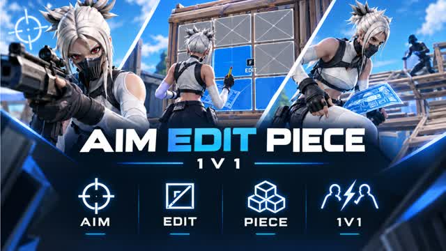 Aim/Edit/Piece/1v1 — Fortnite Creative map cover art