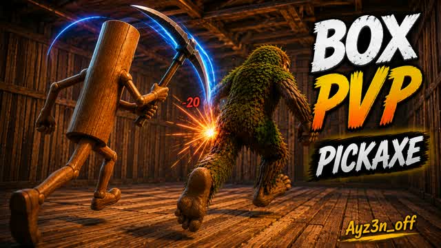 ⚒️ Box PVP Pickaxe Only — Fortnite Creative map