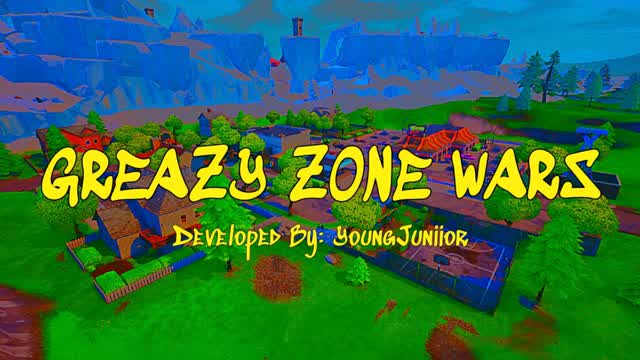 Greazy Zone Wars — Fortnite Creative map cover art