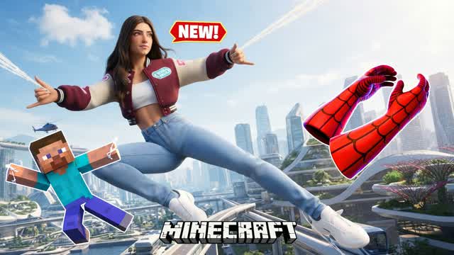 MADISON SPIDER-MAN GUN GAME 🚗 — Fortnite Creative map