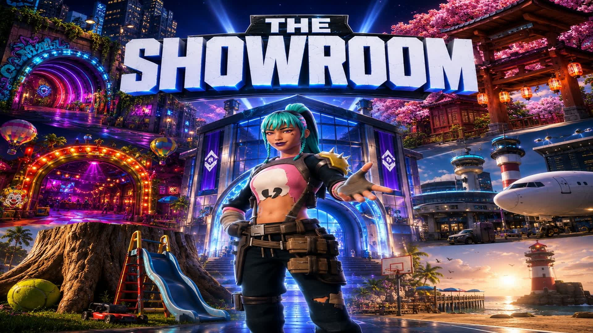The Showroom — Fortnite Creative map
