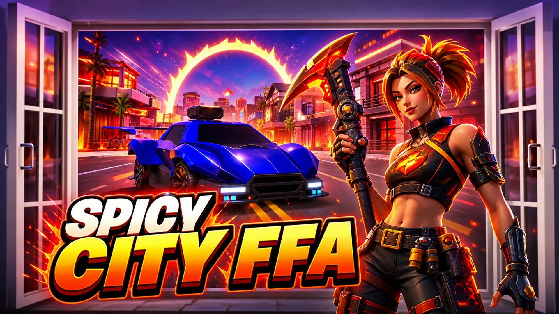 SPICY CITY FFA — Fortnite Creative map